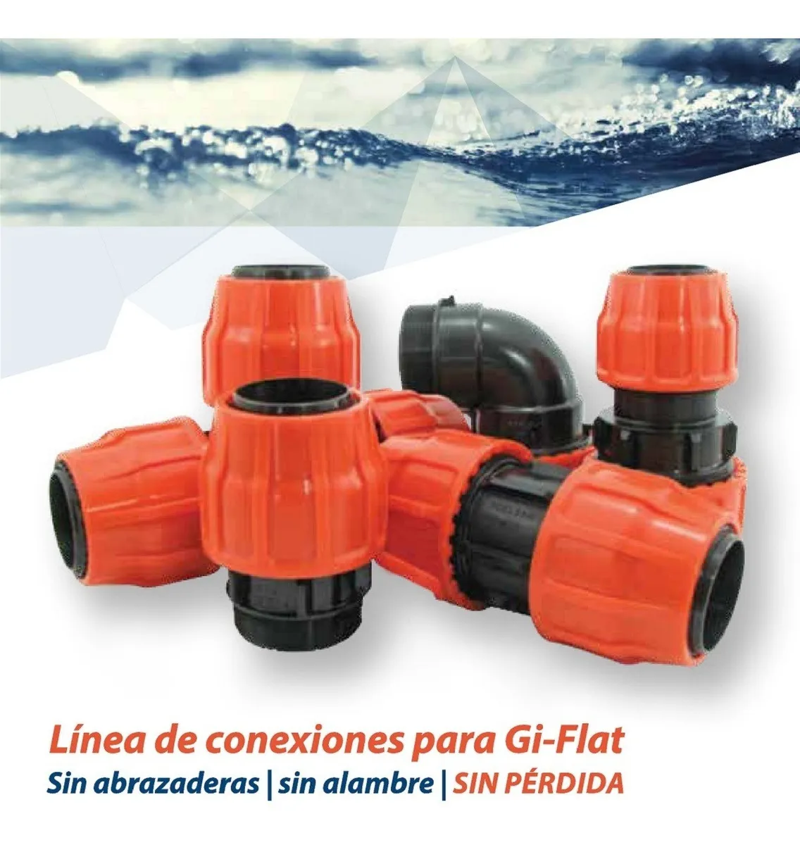 MANGUERA CHATA GI-FLAT VERDE GIANNI Ø 1 1/2" y 1.5 bar (Rollo de 50 metros) - Imagen 2