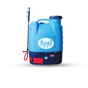 PULVERIZADORA FUMIGADORA FLOPI TIPO MOCHILA DE BATERÍA RECARGABLE (12 volt.)