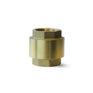 VÁLVULA RETENCIÓN CON EMBOLO DE BRONCE 1 1/4"